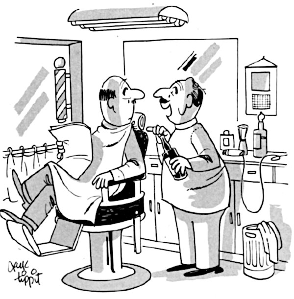 Cartoons: Barber Banter | The Saturday Evening Post Cartoons: Barber Banter | The Saturday Evening Post