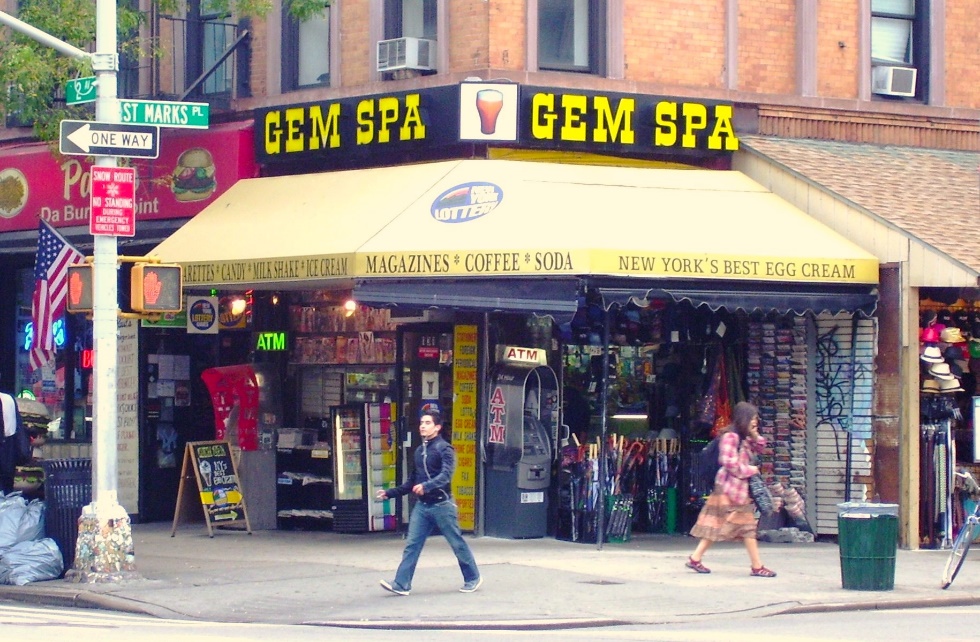 The Gem Spa soda fountain