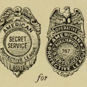 American Protective League badges