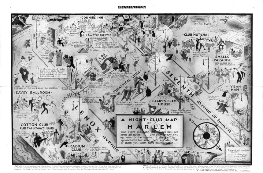 Campbell’s “A Night Club Map of Harlem”