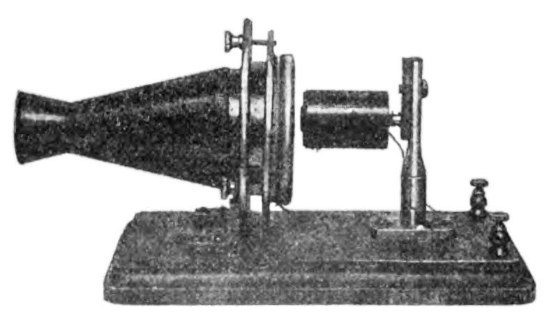 Alexander Graham Bell's first telephone
