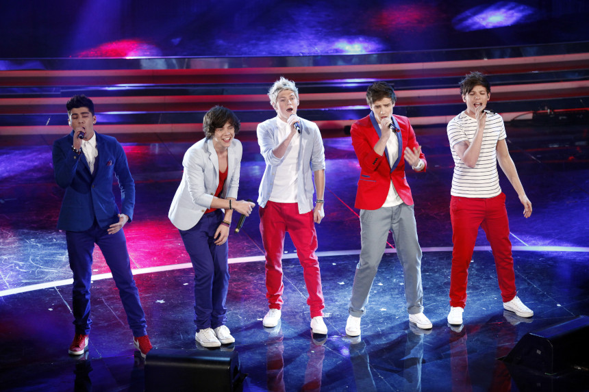 One Direction in 2012.