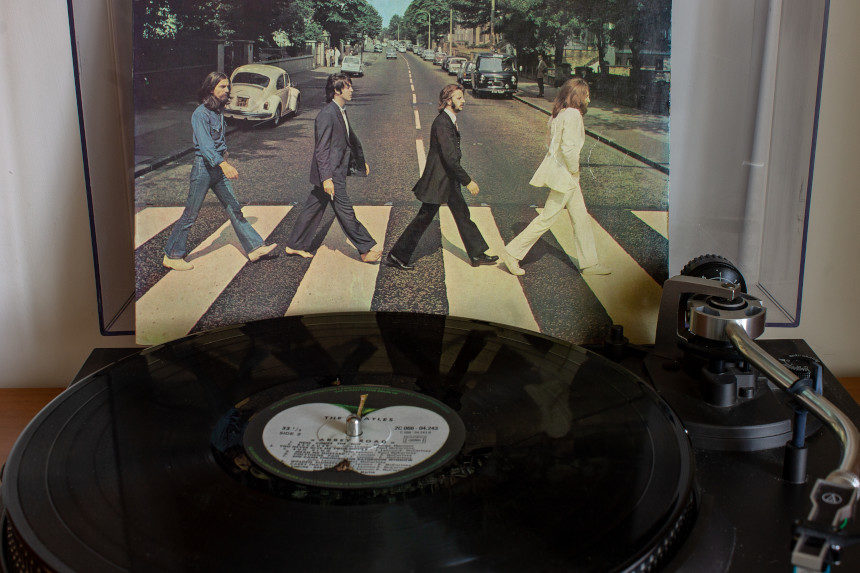The Beatles Abbey Road album