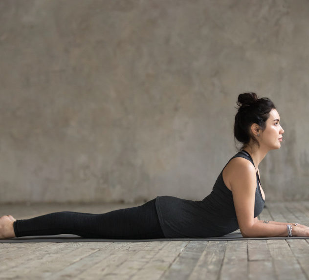 Woman doing a stretch exercise