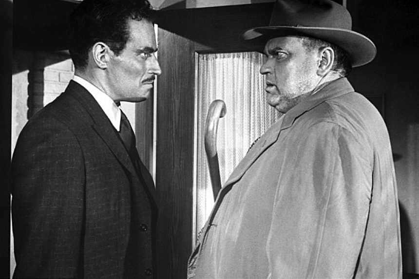 Charlton Heston and Orson Welles in Touch of Evil (Universal/Kino Lorber Studio Classics)