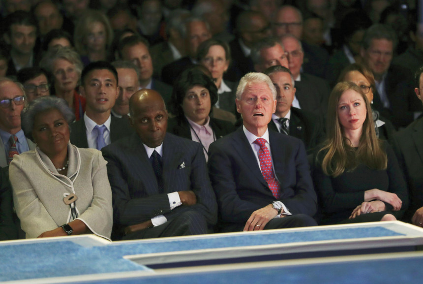 Vernon Jordan, Bill Clinton at Hillary Clinton's presidential debate