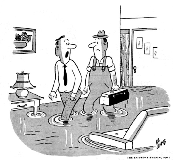 plumbing cartoon