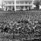 Pupils at an Indian Boarding School