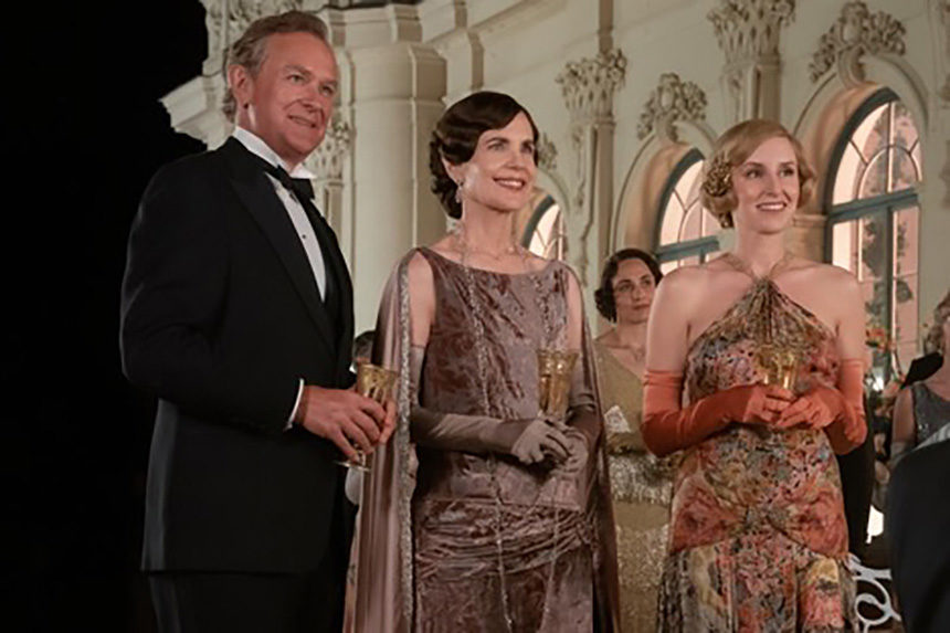 Scene from the film "Downtown Abbey: A New Era"