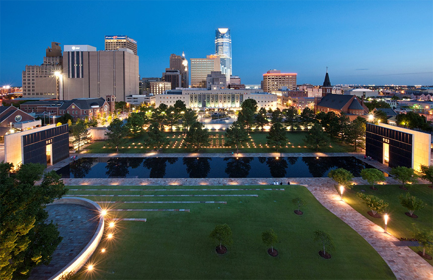 The grounds of the Oklahoma City National Memorial & Museum (Courtesy Oklahoma City National Memorial & Museum)