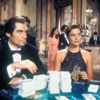 Timothy Dalton and Carey Lowell in Licence to Kill