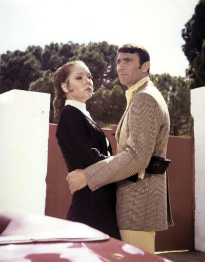 Diana Rigg and George Lazenby in On Her Majesty's Secret Service