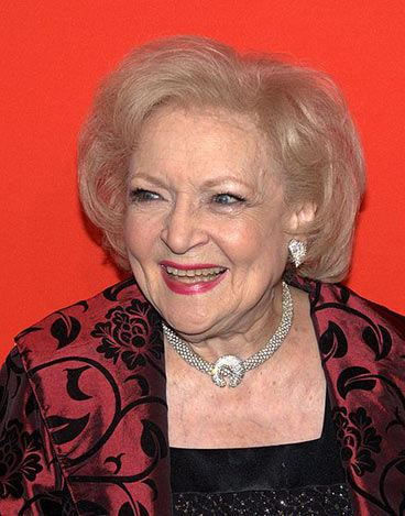 Betty White at a 2010 Gala in NYC. Photo by David Shankbone.