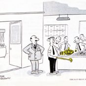 Gambling cartoon