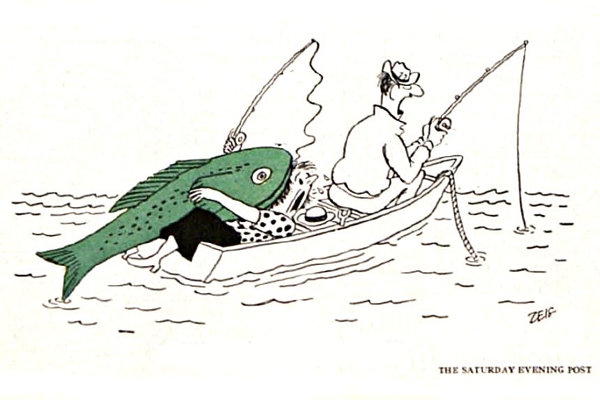 Cartoons: Go Fish  The Saturday Evening Post