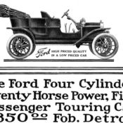 First Ford Model T Advertisement