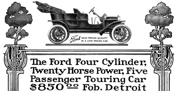 First Ford Model T Advertisement