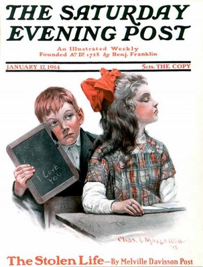 Schoolboy Crush by Charles A. MacLellan From January 17, 1914