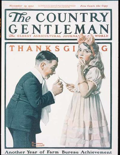 Make a Wish – Norman Rockwell From November 19, 1921