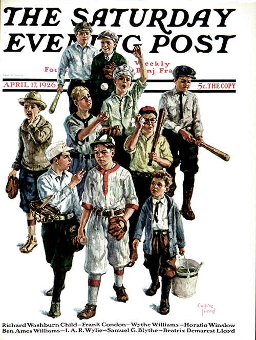 Boy’s Baseball Team by Eugene Iverd