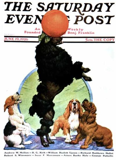 Poodle Tricks by Robert L. Dickey from June 19, 1926