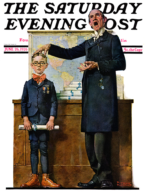 First in His Class, by Norman Rockwell, June 6, 1926 