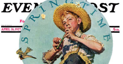Springtime, 1927 by Norman Rockwell, April 16, 1927