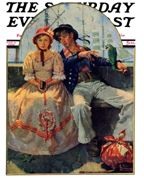 Sailor woos girl onboard ship