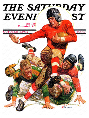 A group of football players.