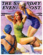 Women in sunbathing suits