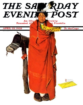 Morose Indian by mailbox gets Western travel junkmail