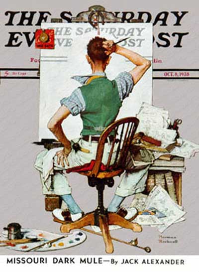 Blank Canvas by Norman Rockwell.