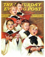 Boys singing in a church choir