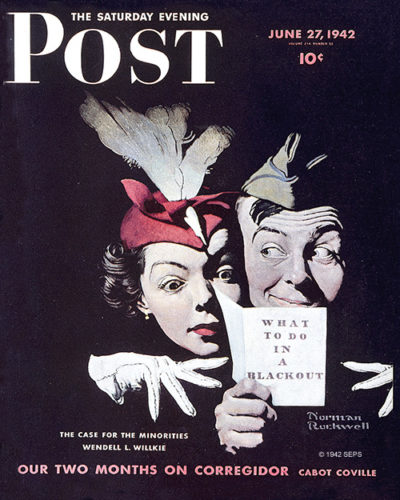 Willie Gillis: What to Do in a Blackout by Norman Rockwell