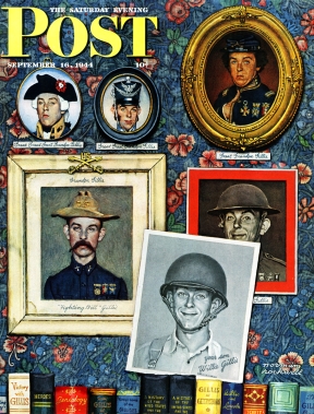 Portraits of Willie Gillis' military ancestors