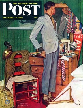 Returning soldier has outgrown old suit