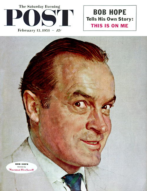 Bob Hope portrait by Norman Rockwell