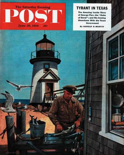 9540626_rd “Lighthouse Keeper” by Stevan Dohanos From June 26, 1954