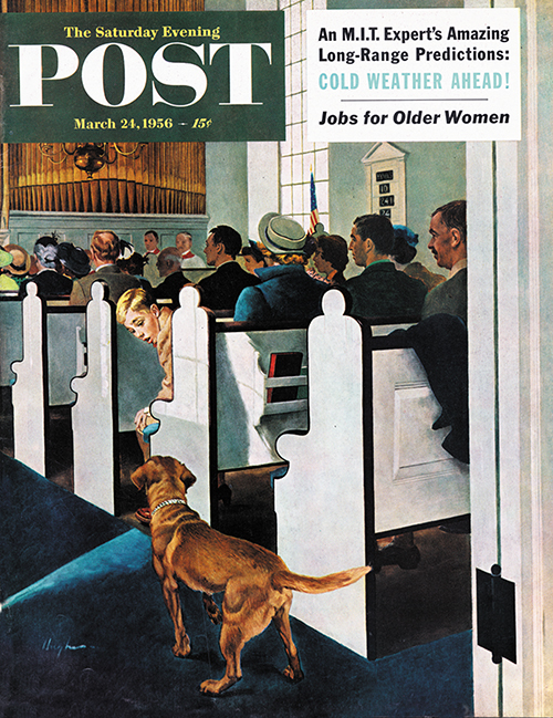 Dog Walks Down Aisle of Church by George Hughes Dog Walks Down Aisle of Church by George Hughes