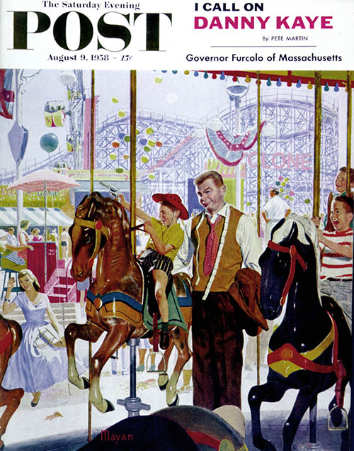 Amusement Park Carousel by Earl Mayan Amusement Park Carousel by Earl Mayan