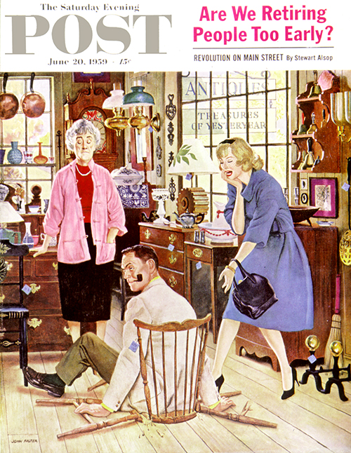 "Broken Antique Chair" - John Falter "Broken Antique Chair" - John Falter