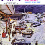"Commuter Station Snowed In," December 24, 1960 Post cover by Ben Kimberly Prins