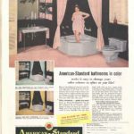 American-Standard bathroom ad in The Saturday Evening Post, 1954.
