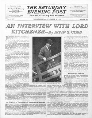 An Interview with Lord Kitchener