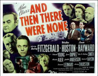 "Movie poster for the film And Then There Were None."
