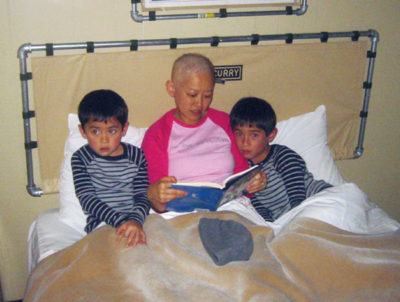 Ann Kim during chemotherapy (2005)