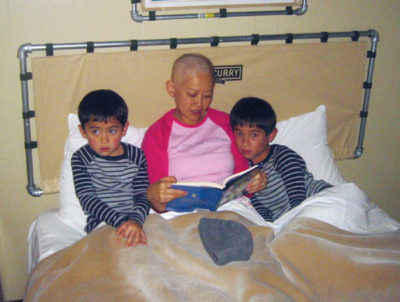 Ann Kim during chemotherapy (2005) Ann Kim during chemotherapy (2005)