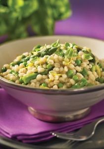 Barley Risotto with Asparagus and Lemon.