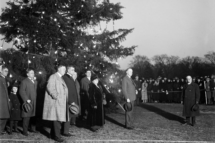 The History of the National Christmas Tree The Saturday Evening Post