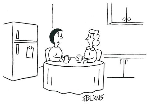 "It's wearing me out: dirty clothes, fussy eating, constant whining…and then with our first baby on the way…" from Mar/Apr 2003